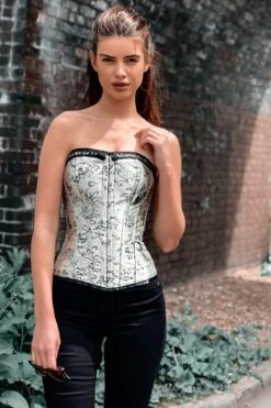 Instant Shape Victorian Olive Green Corset 27 Instant Shape Victorian Olive Green Corset -Corset Story A3034 website 1