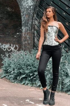 Instant Shape Victorian Olive Green Corset 24 Instant Shape Victorian Olive Green Corset -Corset Story A3034 website 2