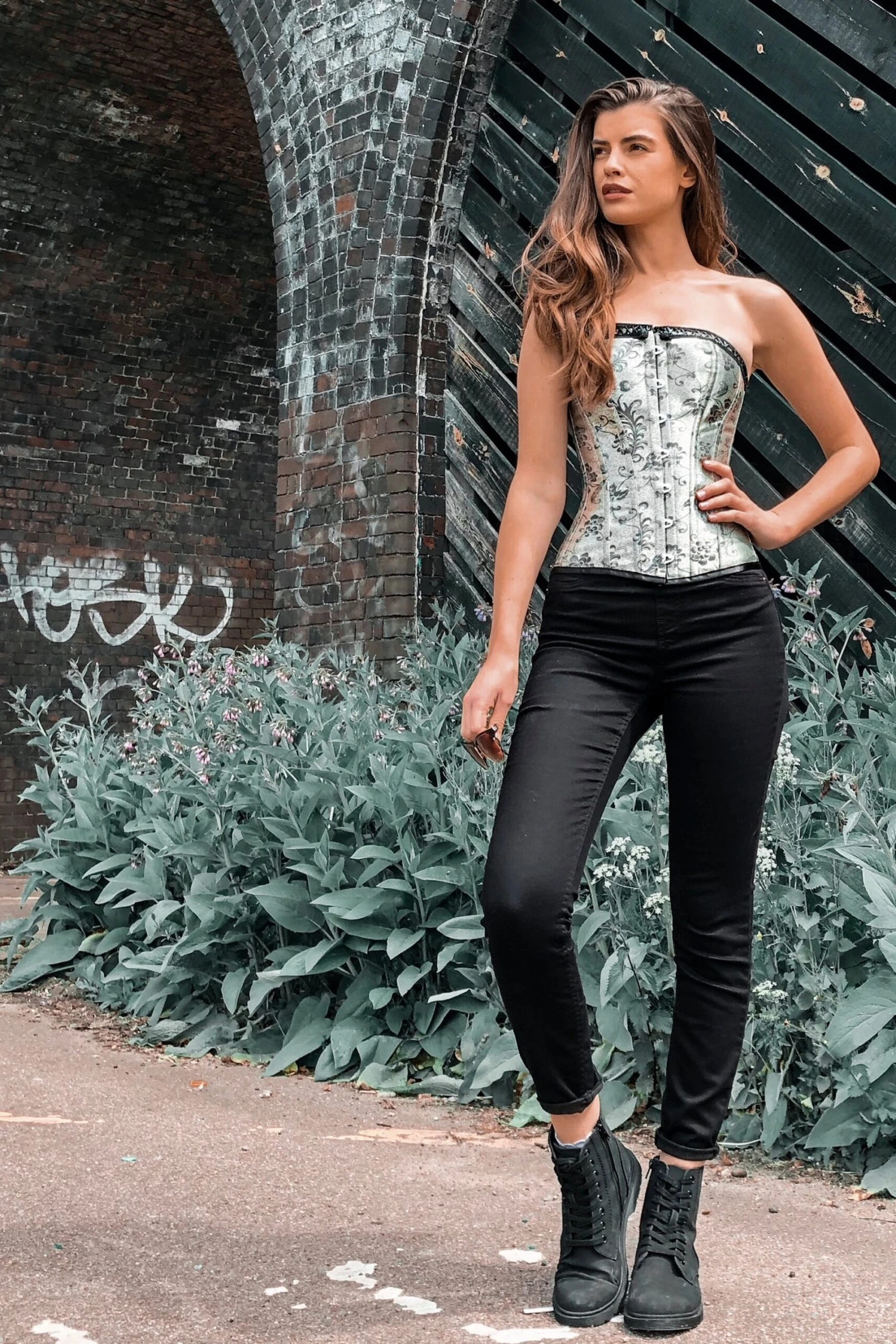 Instant Shape Victorian Olive Green Corset 10 Instant Shape Victorian Olive Green Corset - Image 10