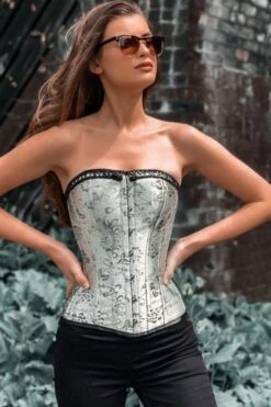 Instant Shape Victorian Olive Green Corset 25 Instant Shape Victorian Olive Green Corset -Corset Story A3034 website 5
