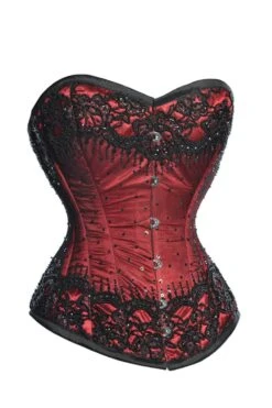 Burgundy Satin Couture Corset -Corset Story C01 1 ca24d2a3 6eba 4b09 8632 b3af0c76eca7