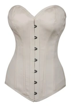 Longline Champagne Satin Overbust