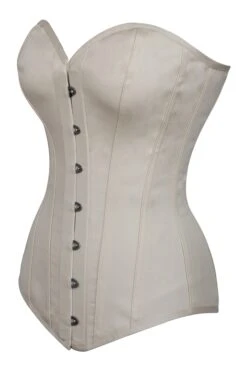Longline Champagne Satin Overbust -Corset Story C20073