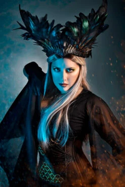 Embellished Couture Underbust Corset Waspie In Black -Corset Story CD 924 Customerpic June2021 1