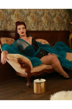 Instant Shape Black Satin Longline Overbust -Corset Story CSFT066 Customerpic July2021 1