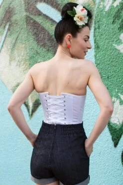 Instant Shape White Satin Overbust -Corset Story CSFT068 September 2020 website 7