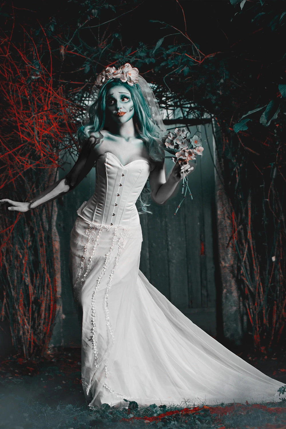 Instant Shape White Satin Overbust - Longline 7 Instant Shape White Satin Overbust - Longline - Image 7