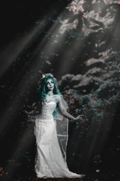 Instant Shape White Satin Overbust - Longline 19 Instant Shape White Satin Overbust - Longline -Corset Story CSFT070 Halloweenpic