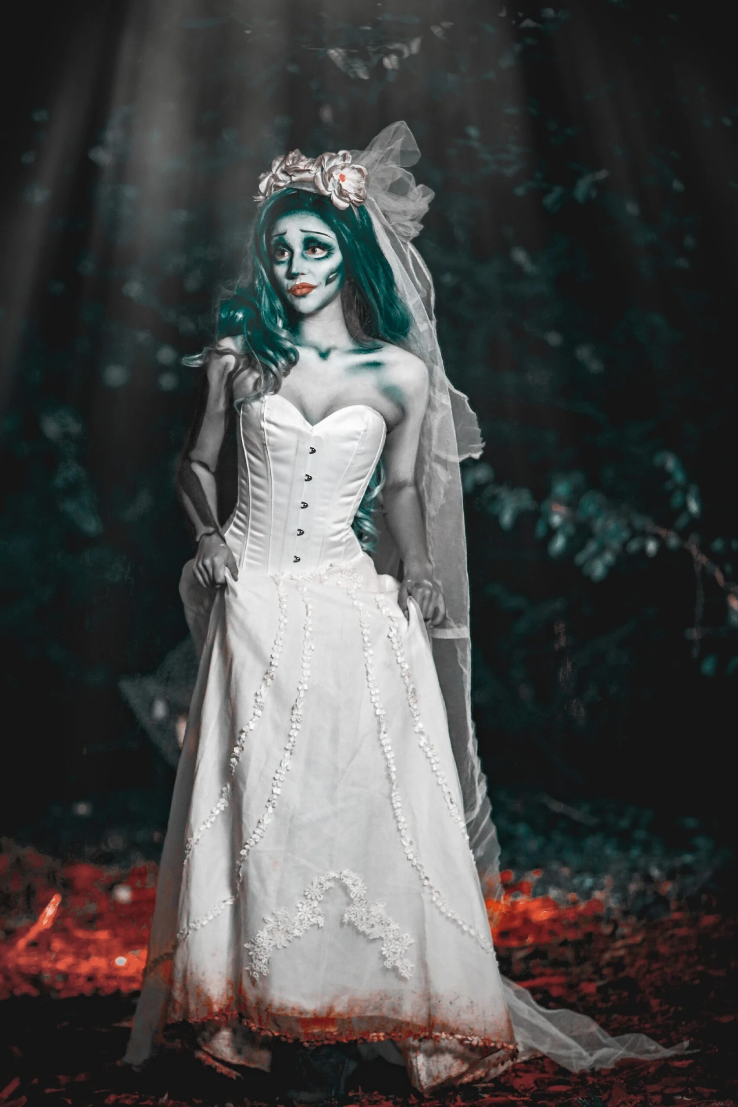 Instant Shape White Satin Overbust - Longline 6 Instant Shape White Satin Overbust - Longline - Image 6