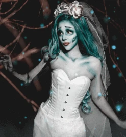 Instant Shape White Satin Overbust - Longline 23 Instant Shape White Satin Overbust - Longline -Corset Story CSFT070 mua halloweencopy