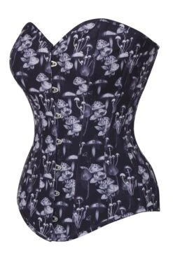 Wild Mushroom Longline Overbust Corset