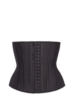 Corset Story Black Latex Underbust Corset -Corset Story CSLT020 1