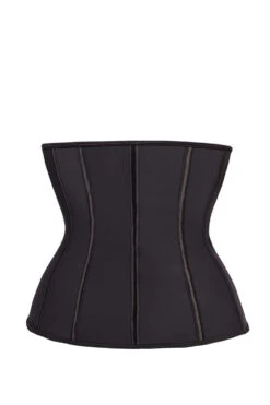 Corset Story Black Latex Underbust Corset -Corset Story CSLT020 2