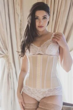 Corset Story Beige Latex Underbust Corset -Corset Story CSLT022 December 2020 website 5