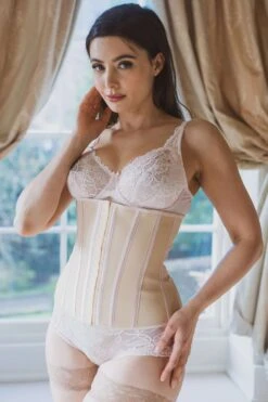 Corset Story Beige Latex Underbust Corset -Corset Story CSLT022 December 2020 website 6