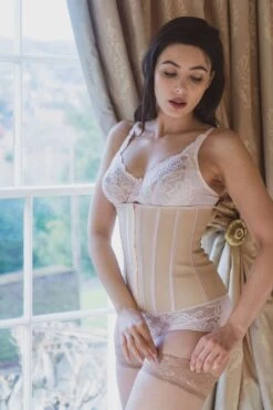 Corset Story Beige Latex Underbust Corset -Corset Story CSLT022 December 2020 website 8