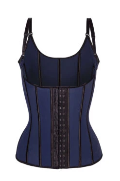 Corset Story Navy Latex Underbust Corset With Adjustable Bra Straps -Corset Story CSLT028 1