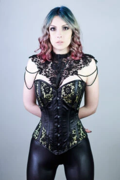 ReVamped Gothic Inspired Corset Top -Corset Story CeleneNoxYoutubeFTS1021