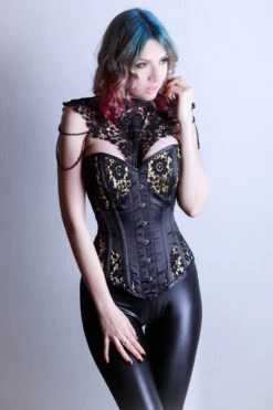 ReVamped Gothic Inspired Corset Top -Corset Story CeleneNoxYoutubeFTS1022