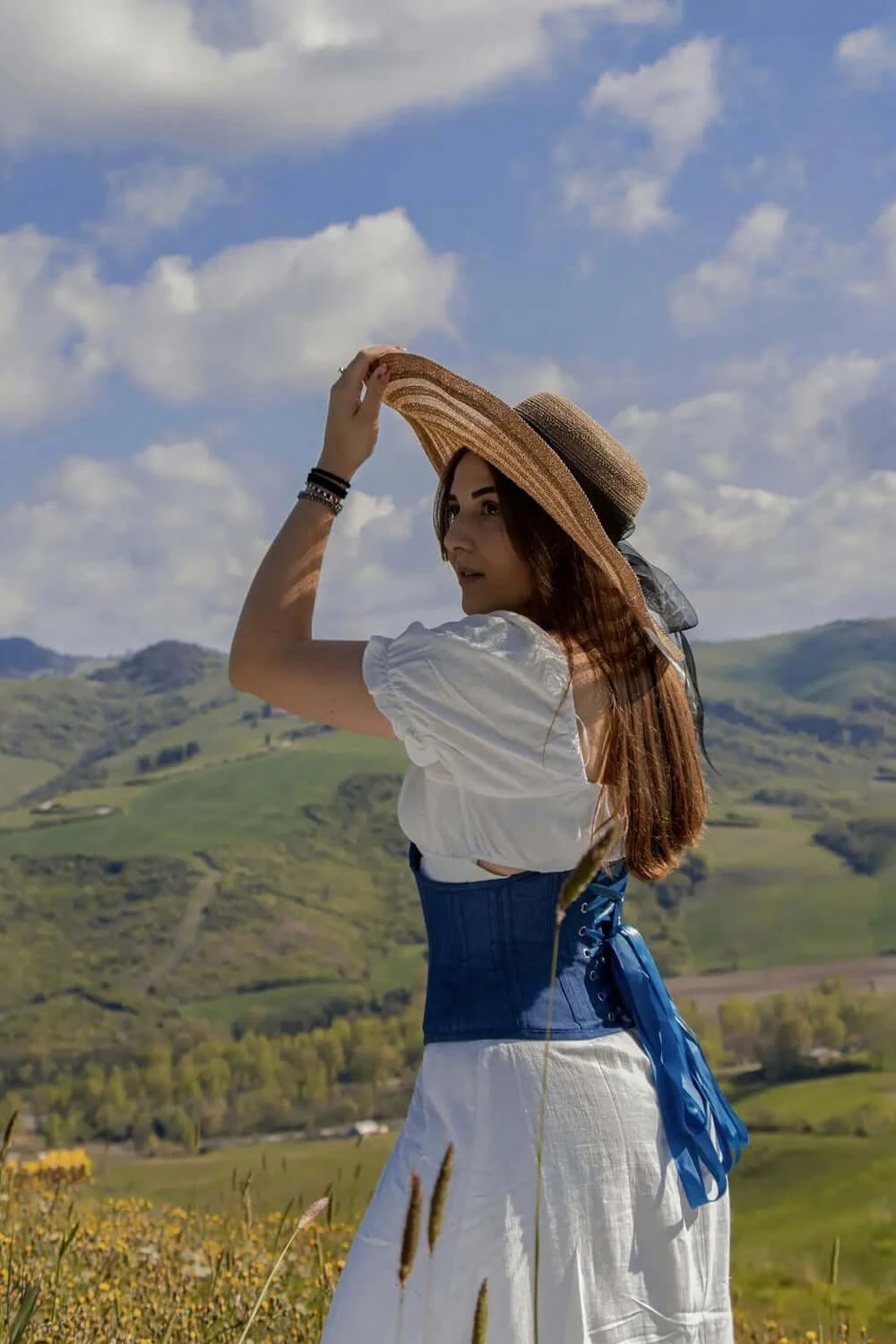 Denim Cotton Expert Waist Training Waspie Corset 17 Denim Cotton Expert Waist Training Waspie Corset - Image 17