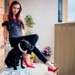 Cotton Astronomy Print Sleeved Corset Top -Corset Story FTS002 Customerpic June2021 5