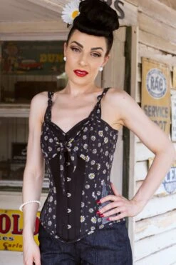 Vintage Styled Daisy Corset Overbust -Corset Story FTS086 December 2020 website 5