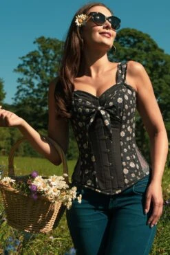 Vintage Styled Daisy Corset Overbust -Corset Story FTS086 July2020 website 2