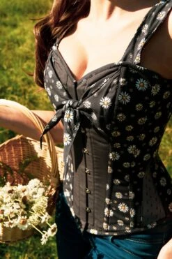Vintage Styled Daisy Corset Overbust -Corset Story FTS086 July2020 website 6