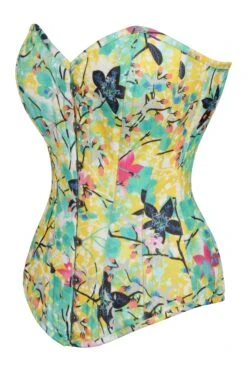 Tropical Print Longline Corset -Corset Story FTS2533