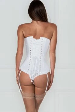 Classic Long White Waist Taming Corset -Corset Story MY 058 2