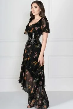 Black PVC Waist Training Waspie Underbust -Corset Story MY 500 5