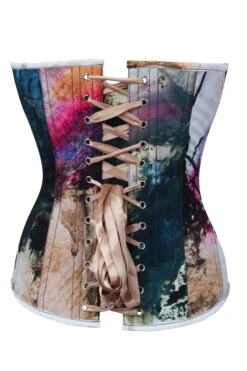Abstract Ink Overbust Corset -Corset Story MY 6122