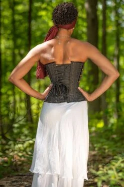 Black Steampunk Corset With Chains -Corset Story ND 301 August2020 website 5