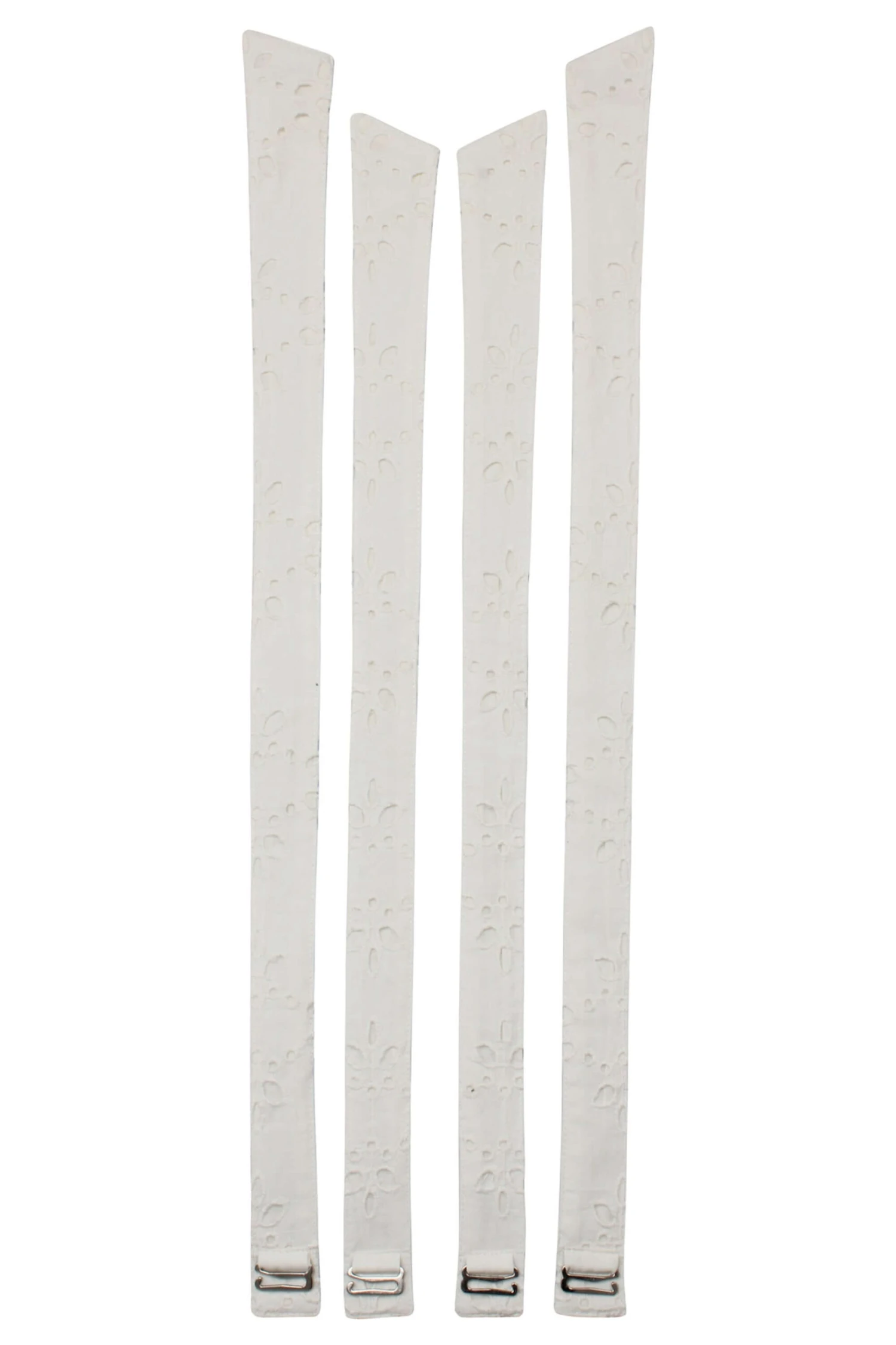 Dahlia Shoulder Strap White Broderie Anglaise Cotton 2 Dahlia Shoulder Strap White Broderie Anglaise Cotton - Image 2