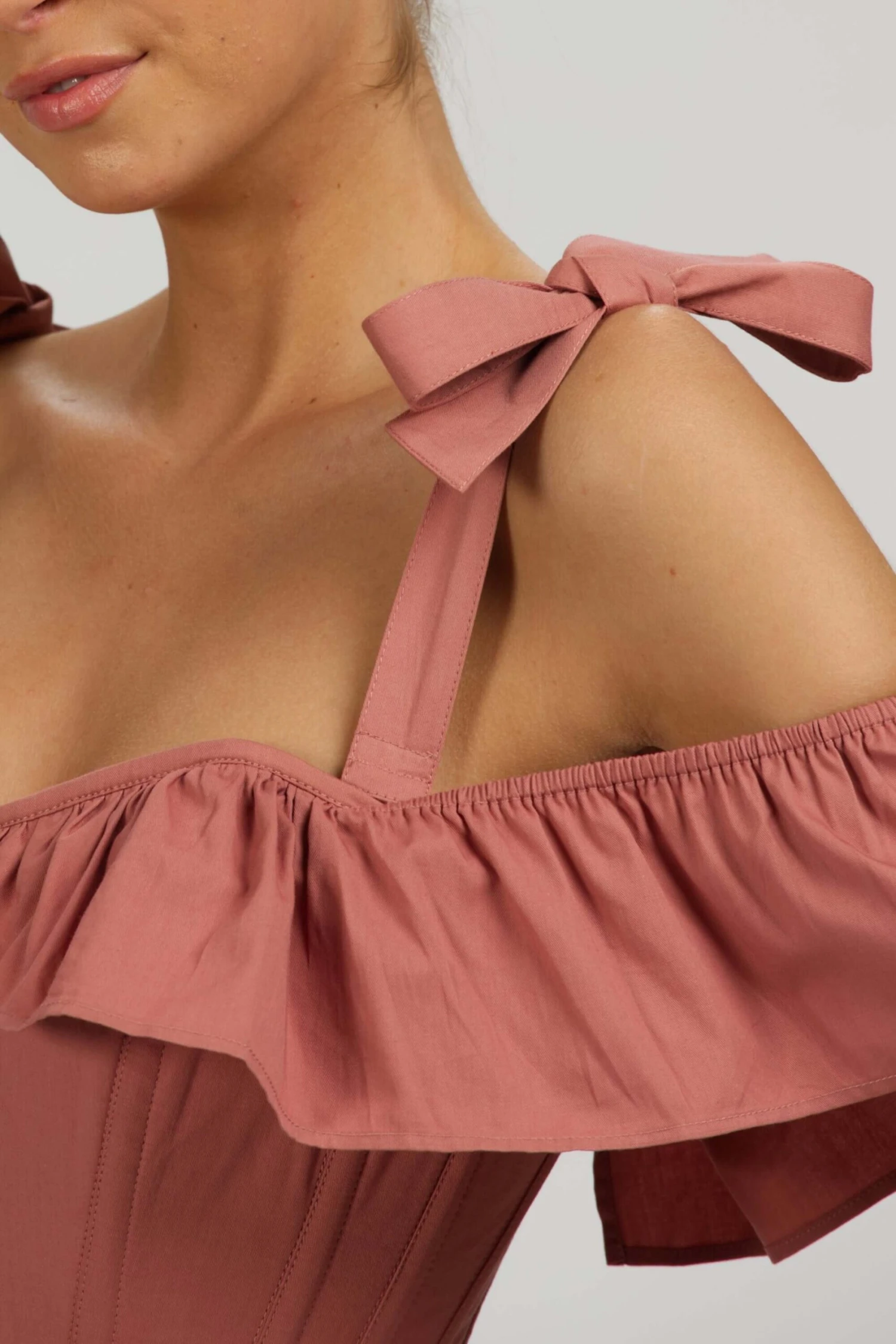 Dahlia Shoulder Strap Dusk Rose Cotton 1 Dahlia Shoulder Strap Dusk Rose Cotton