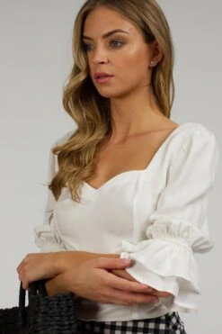 Liana White Viscose Corset-Inspired Backless Top 20 Liana White Viscose Corset-Inspired Backless Top -Corset Story SC 078 website 11