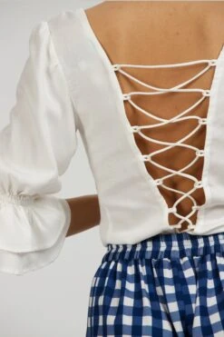 Liana White Viscose Corset-Inspired Backless Top 31 Liana White Viscose Corset-Inspired Backless Top -Corset Story SC 078 website 18