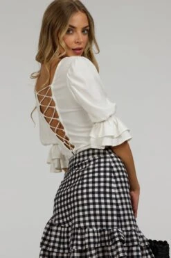 Liana White Viscose Corset-Inspired Backless Top 27 Liana White Viscose Corset-Inspired Backless Top -Corset Story SC 078 website 4