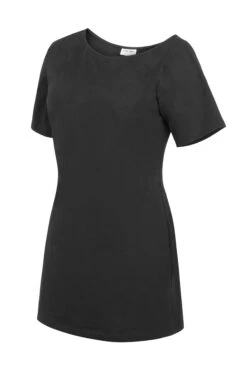 Ione Black Jersey Asymmetrical T-Shirt Dress -Corset Story SC 082 side