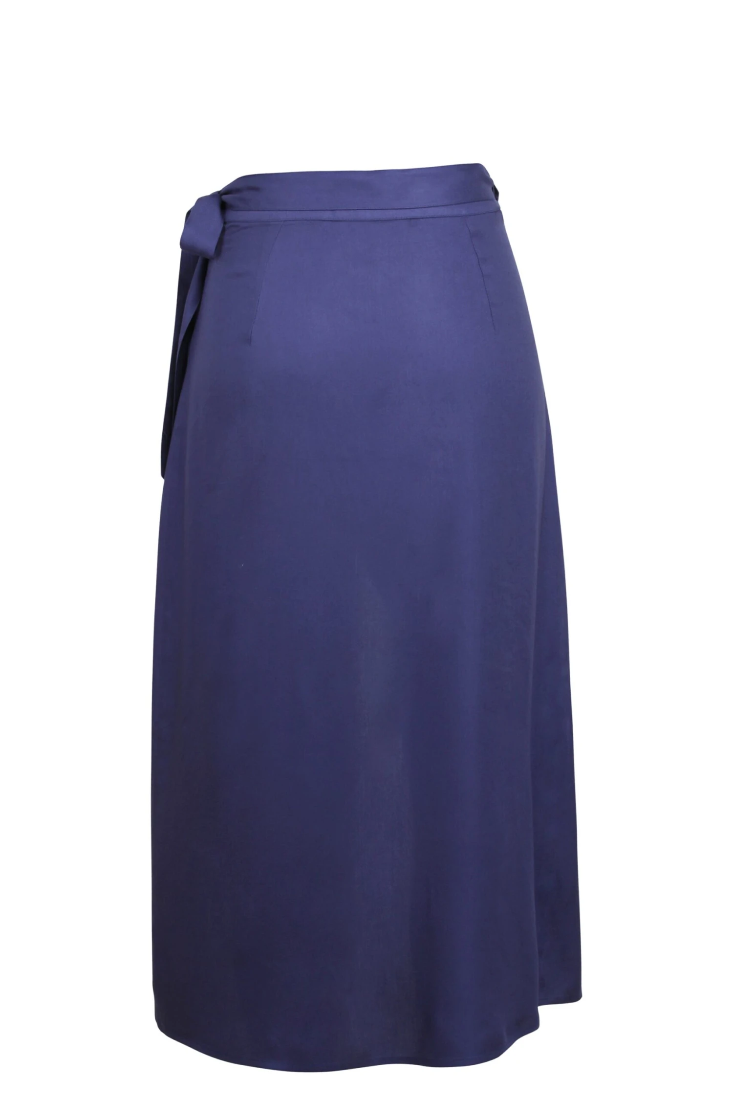 Rosa Summer Navy Viscose Midi Wrap Skirt 8 Rosa Summer Navy Viscose Midi Wrap Skirt - Image 8