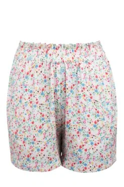 Calla Ditsy Viscose Elasticated Paperbag Shorts -Corset Story SC 1011