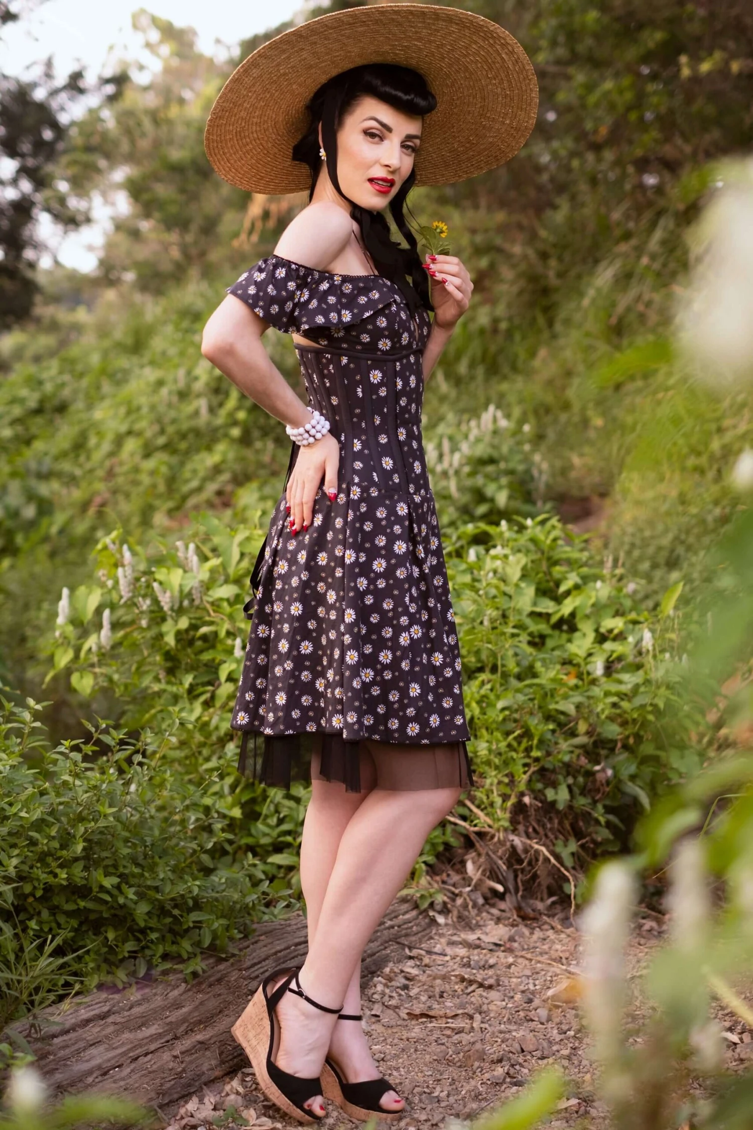 Bardot Americana Daisy Print Corset Dress 10 Bardot Americana Daisy Print Corset Dress - Image 10