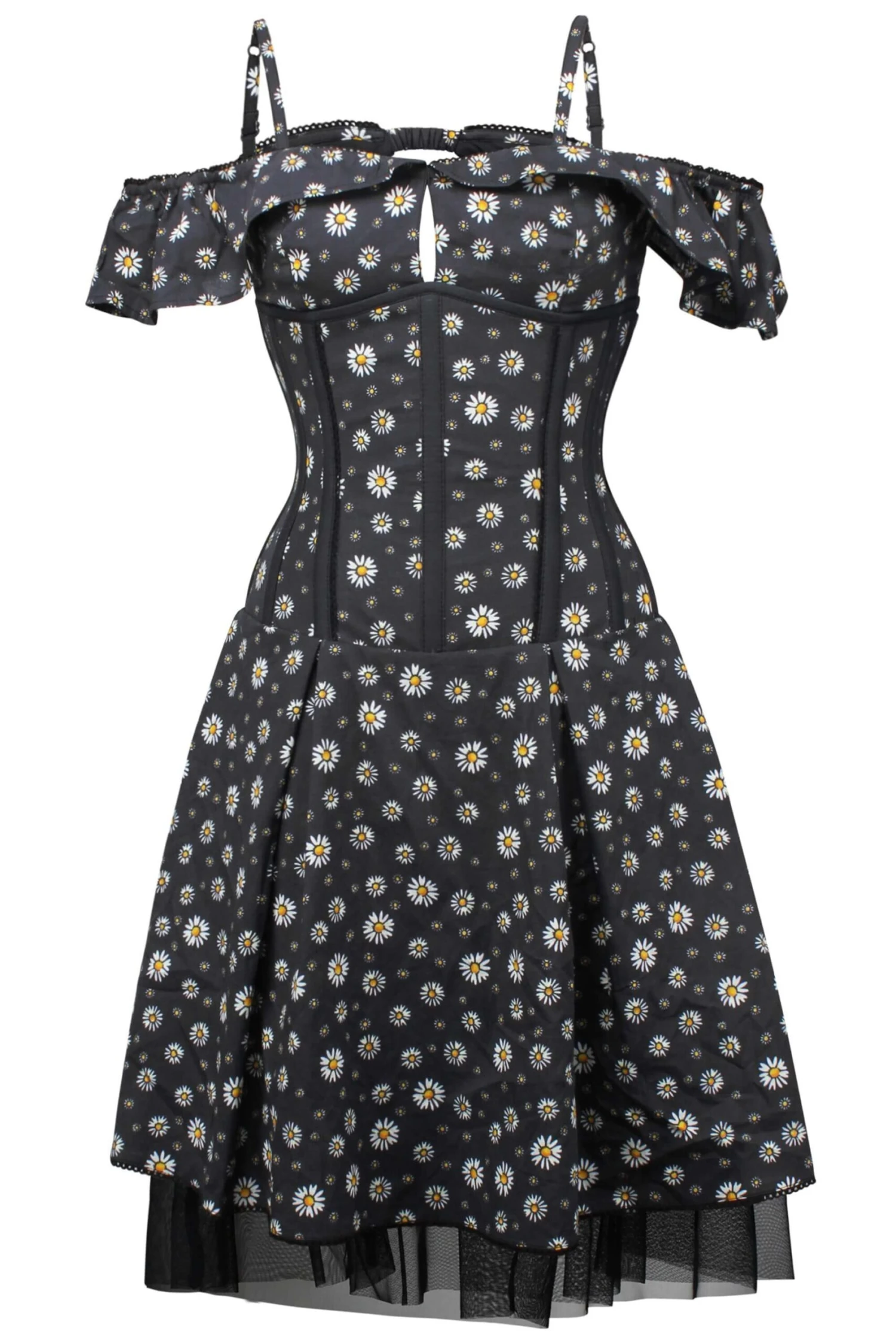 Bardot Americana Daisy Print Corset Dress 1 Bardot Americana Daisy Print Corset Dress