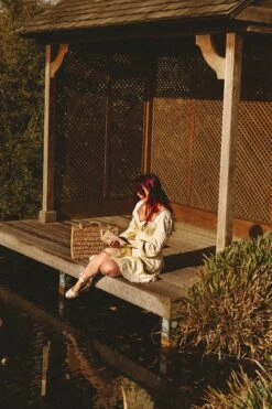 Sunflower Lemon Sorbet Corset Dress With Long Sleeves -Corset Story Sunflower2