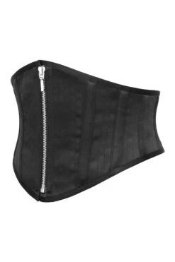 Black Satin Waspie Belt 5 Black Satin Waspie Belt -Corset Story TE 0223
