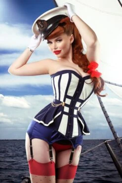 Naval Inspired Overbust Corset 31 Naval Inspired Overbust Corset -Corset Story WTS214 Dollhouse March2021 website 1