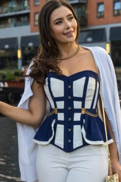 Naval Inspired Overbust Corset 28 Naval Inspired Overbust Corset -Corset Story WTS214 September 2020 website 3