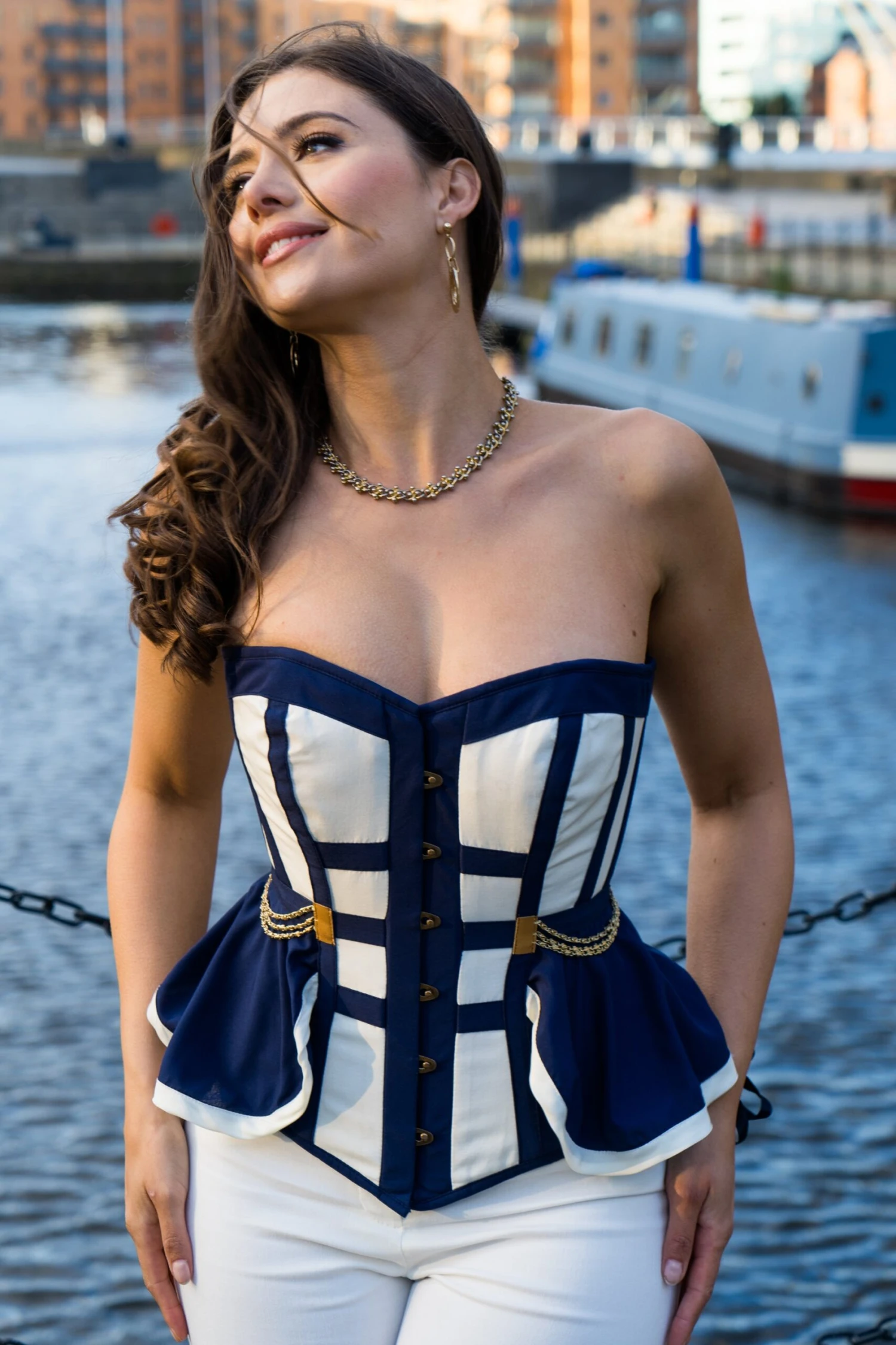 Naval Inspired Overbust Corset 6 Naval Inspired Overbust Corset - Image 6