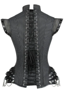 Pinstripe Underbust Corset -Corset Story WTS530 3