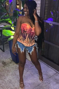 ARCHITECTURAL PRINT WAIST TAMING CORSET 16 ARCHITECTURAL PRINT WAIST TAMING CORSET -Corset Story WTS531 24 3 2021